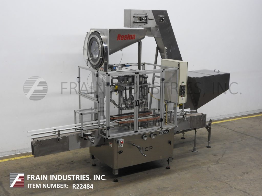 Resina #UN40-1257, automatic, 4-station quill capper capable of speeds from 120-300 cpm - Image 5