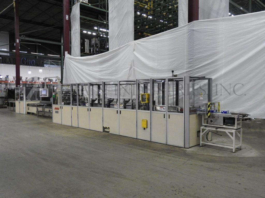 Jones #BFC, automatic, horizontal, continuous, motion, hot melt cartoner, rated from 50-160 cartons per minute - Image 1