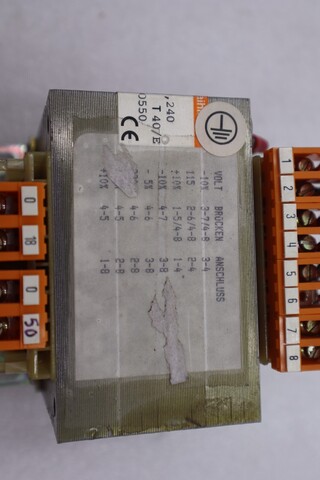 Burkle & schock d-70565 transformer type er3245 * used * stock 612-a - Image 3