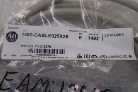 allen bradley 1492-cable025x26 digital c - Image 1