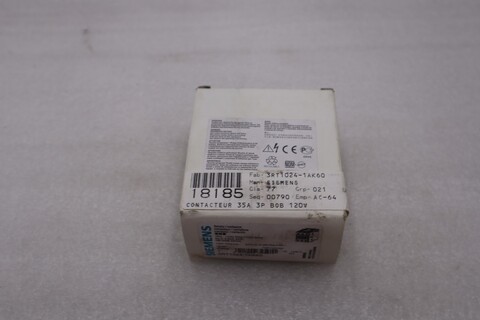 Siemens 3rt1024-1ak60 contactor stock #k-3914a - Image 3