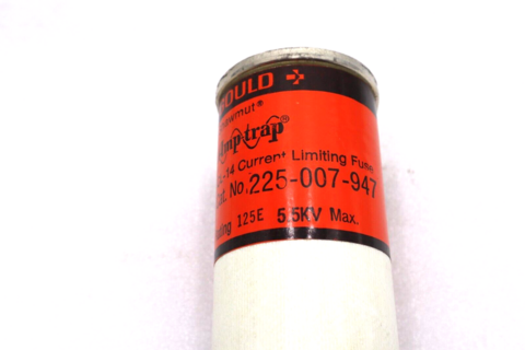 Gould Shawmut 225-007-947 Amp-Trap Current Limiting Fuse 125E Amps 5.5kV #L-54 - Image 1