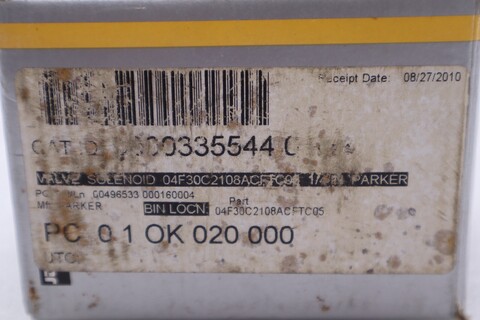 Parker 04f30c2108acf4c05 npt 1/4 solenoid valve stock #k-2296 - Image 6