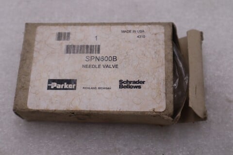 Parker spn600b needle valve stock #l-246b - Image 1