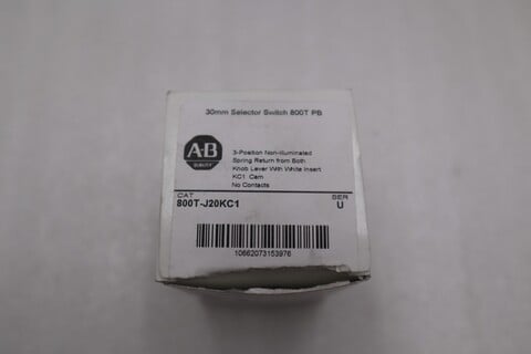 NEW OPEN BOX AB Allen Bradley 800T-J20KC1 Selector Switch 800TJ20KC1 STK H273A - Image 1