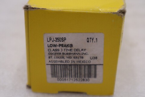 NEW IN BOX Bussmann LPJ-350SP Electrical Fuse STOCK GF-1110 - Image 2