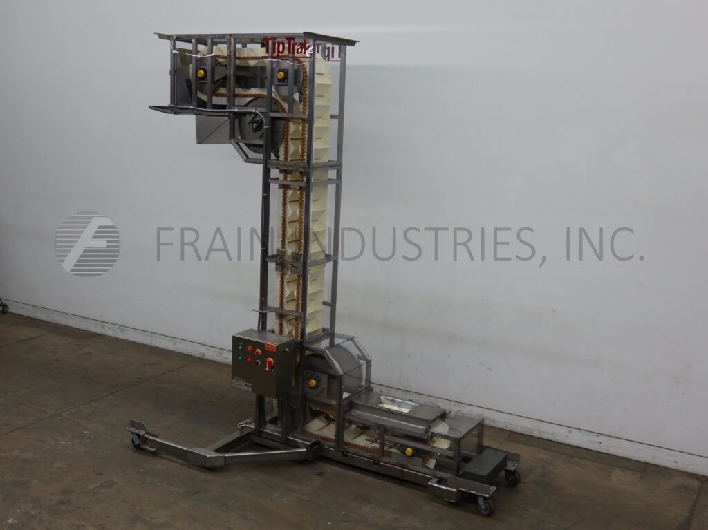 Unitrak #S2-Tip-Trak, Z style bucket elevator, 10-1/2" L x 4-1/2" W x 5" D plastic buckets, 129" discharge - Image 5