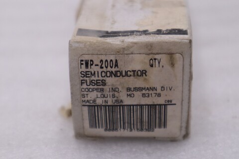 LOT OF 2 - BUSSMANN FWP-200A Fast Fuse - STOCK H-1699A - Image 2