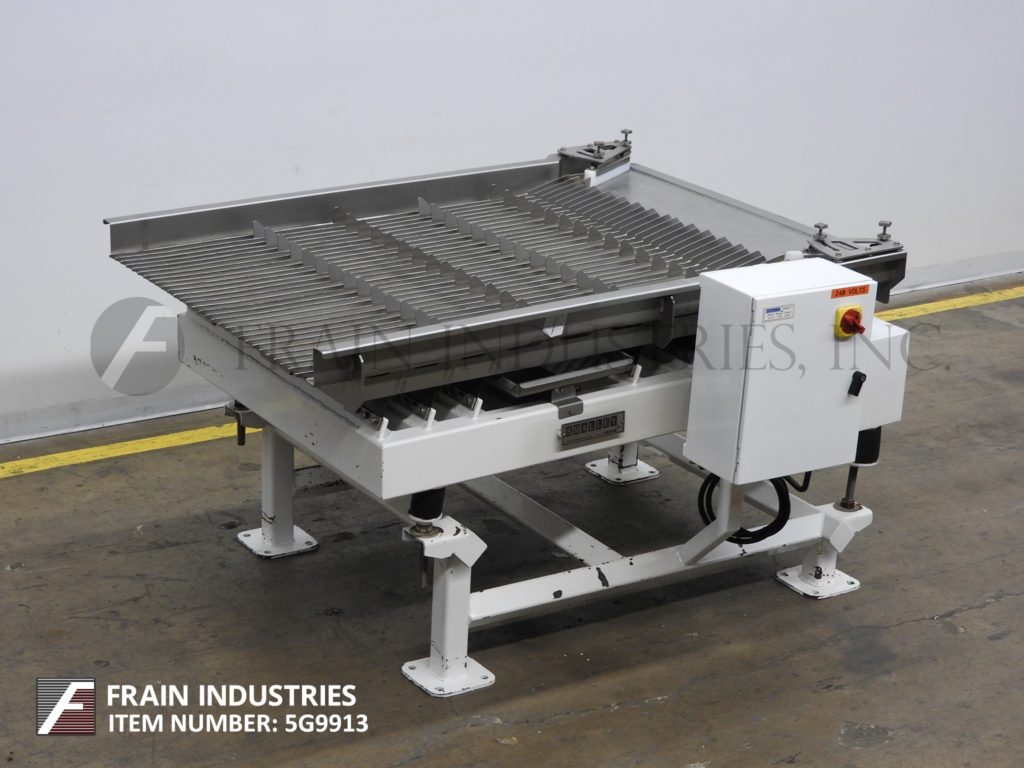 46-1/4" wide, Smalley #EMC2+, multi-lane Stainless Steel vibratory feed system - Image 1
