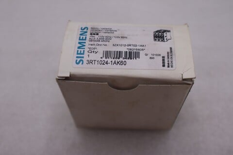 NEW OPEN BOX Siemens 3RT1024-1AK60 Contactor STOCK L311A - Image 1