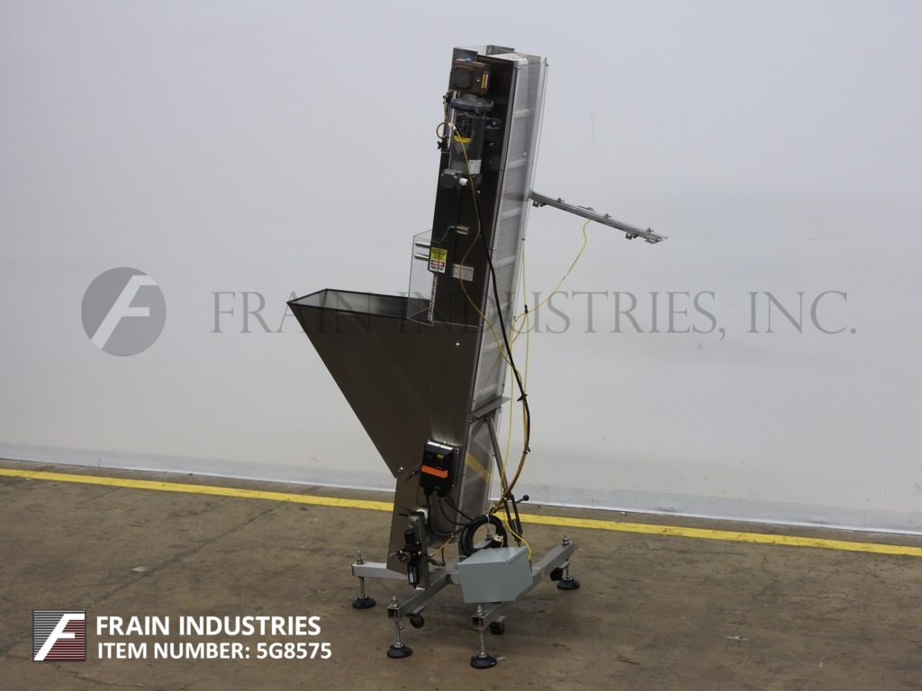 Inline Feeding Sol Inline Filling Solutions #77H, automatic Stainless Steel waterfall style capacity elevator - Image 1