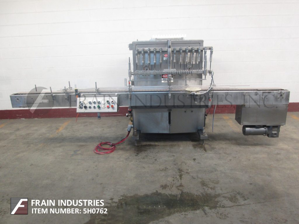 Filamatic #CVK-500, 12 head, high speed inline, automatic piston filler for free flowing, semi viscous and - Image 4