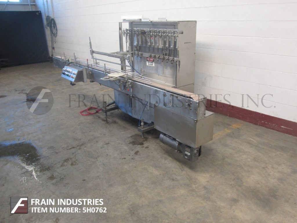 Filamatic #CVK-500, 12 head, high speed inline, automatic piston filler for free flowing, semi viscous and - Image 5