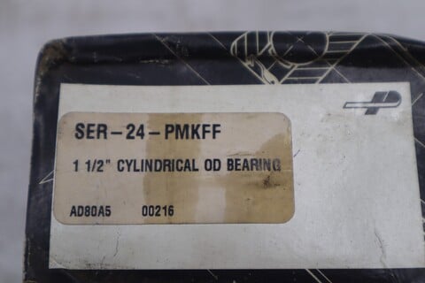 New peer ser-24-pmkff 1 1/2' ' cylindrical od bearing stock b-959 - Image 2