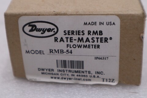 Dwyer rmb-54 rate-master series rmb flowmeter stock #gf-764a - Image 2