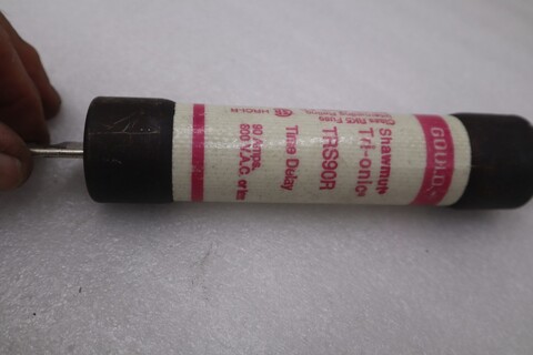 LOT OF 4 - Goulds TRS90R Time Delay Fuse 90A 600V Class RK5 - STOCK H-1687A - Image 2