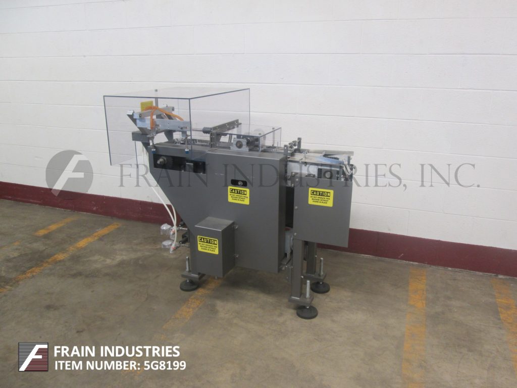 Bartelt #Slitter, 4-1/2" w x 42" l chain, with fixed pockets on 7" centers, 3-1/2" OD cutting wheel section - Image 1