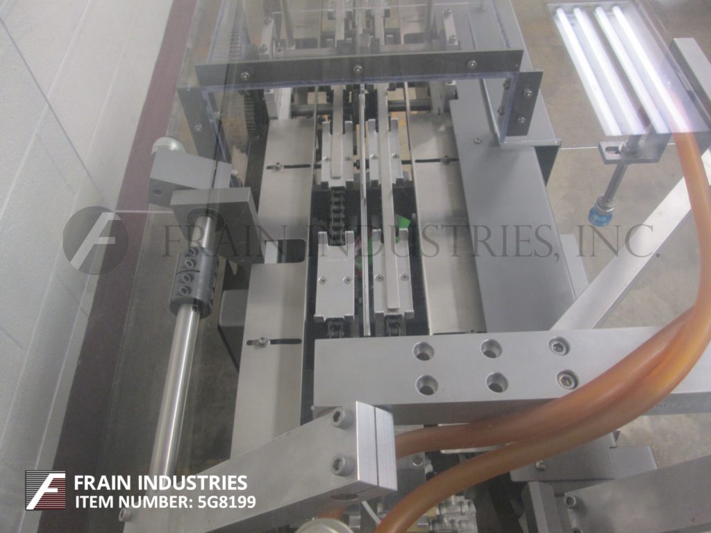 Bartelt #Slitter, 4-1/2" w x 42" l chain, with fixed pockets on 7" centers, 3-1/2" OD cutting wheel section - Image 2