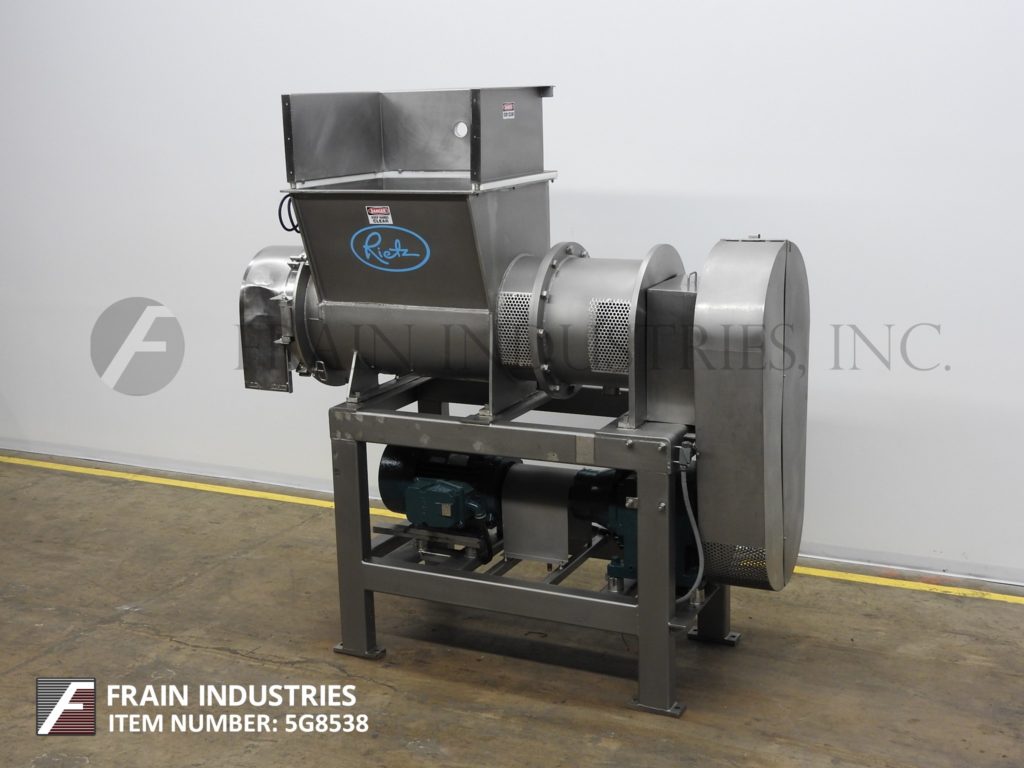 Rietz #RE24, Stainless Steel extructor for grinding frozen, partially frozen or fully thawed 40 lb. blocks of - Image 5
