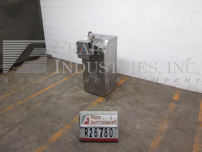 APV Gaulin #30 CD, single stage Stainless Steel homogenizer, with ball valve cylinders and CD style valve seat - Image 4