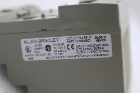 Allen-Bradley BRADLEY 1794-PS1/A 95633803 Power Supply Module AB STOCK 2199-A - Image 5