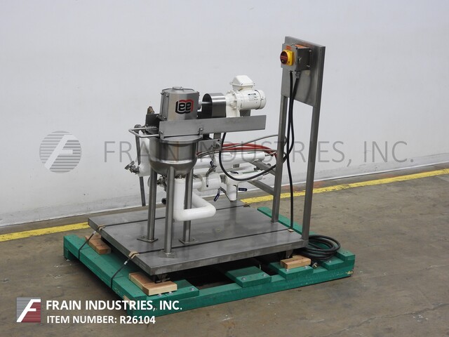 3 gallon Lee #3D9MT, 316 Stainless Steel jacketed, dual motion, scrape surface mixing kettle, 9-1/2" diameter - Image 1