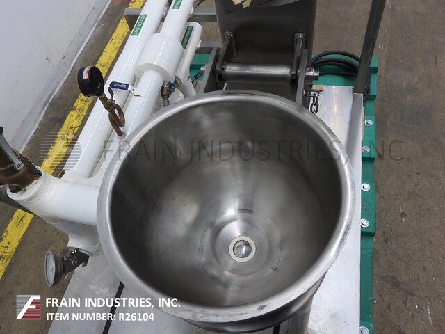 3 gallon Lee #3D9MT, 316 Stainless Steel jacketed, dual motion, scrape surface mixing kettle, 9-1/2" diameter - Image 2