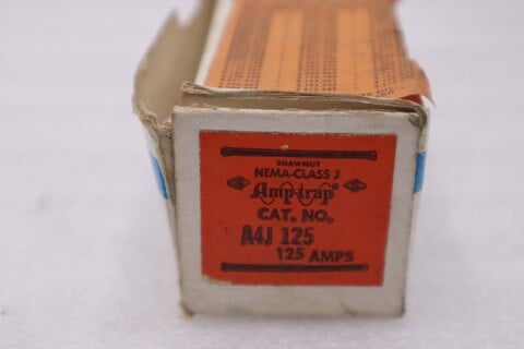 Ferraz shawmut a4j125 fuse 125amp 600v - new in box - stock h-1692a - Image 1