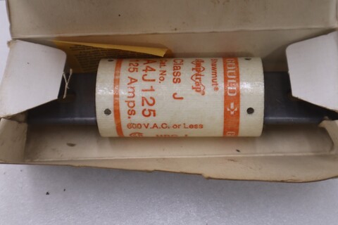 Ferraz shawmut a4j125 fuse 125amp 600v - new in box - stock h-1692a - Image 2