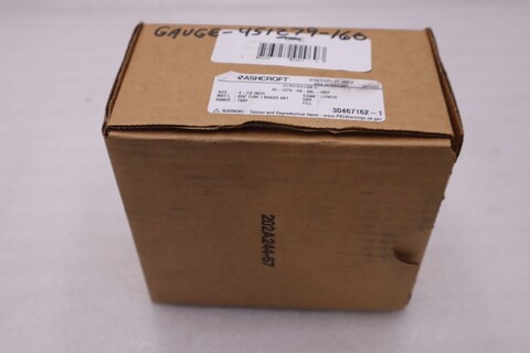 NEW OPEN BOX Ashcroft 45-1279-AS-04L-160# Pressure Gauge 4.5" STOCK GF1370 - Image 1