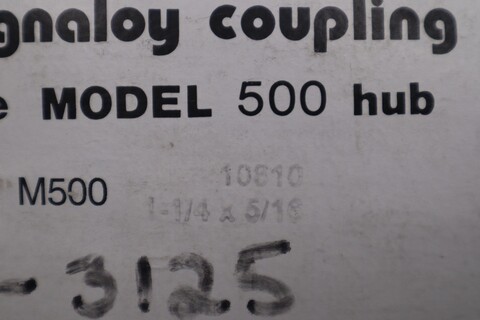 New in box - magnaloy coupling hub model 500 - stock gf678a - Image 3