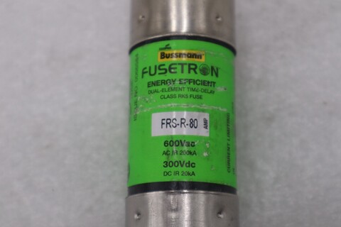 NEW - Bussmann - FRS-R-80 - 80A Dual Element Class Rk5 Fuse 10 AVAILABLE) - Image 2