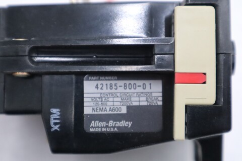 Allen-Bradley Bradley AB 42185-800-01 Thermal Overload Unit 120-600VAC STK H1554A - Image 3