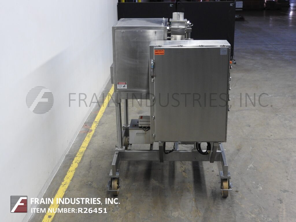 Fitzpatrick #2Lx8D, chilsonator roller compactor mill, 45-181 KG per hour, 316SS contact parts, 1.5 HP - Image 4