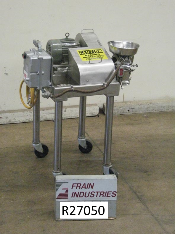 Fitzpatrick #JT6, Stainless Steel homoloid mill, 12-swinging knife impact blades, bolt down safety cover - Image 4