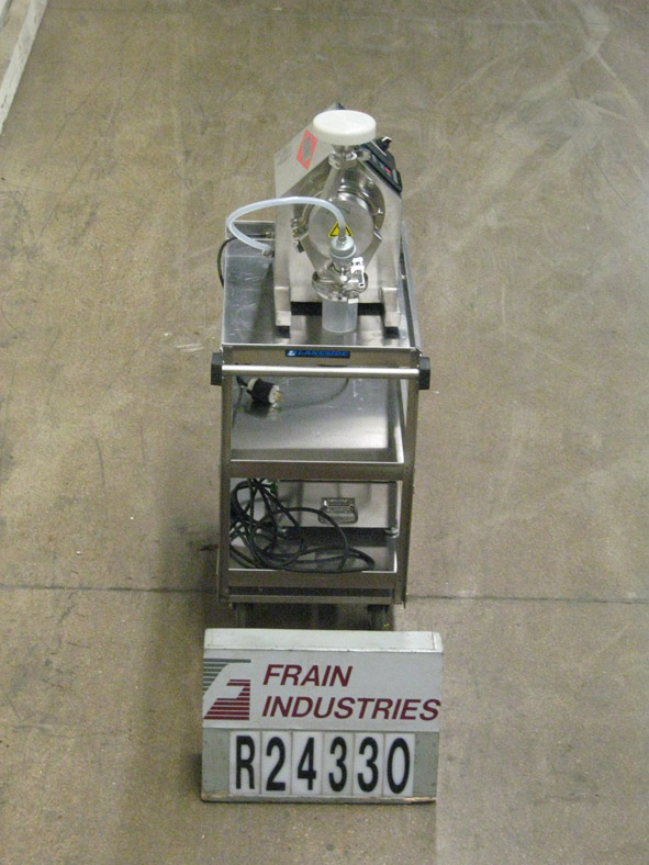 Fitzpatrick #L1A, lab scale Stainless Steel reduction/hammermill, fixed/blunt/kife hammers, 4" inlet/outlet - Image 3