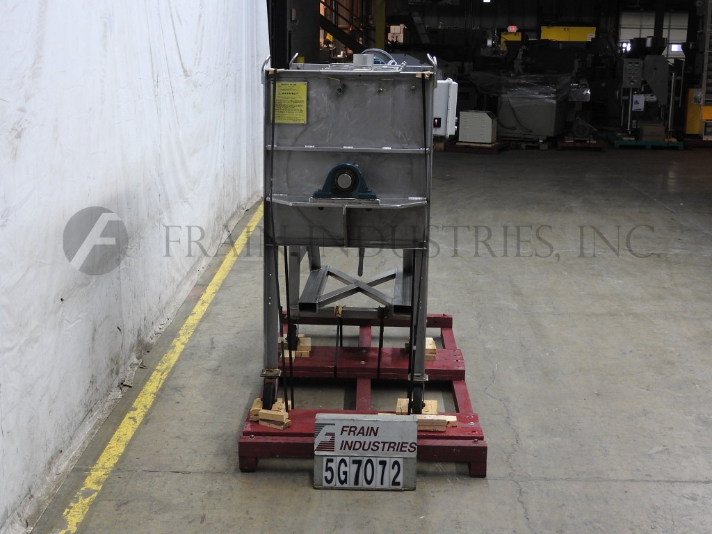 15 cu.ft. Marion #2041, jacketed paddle mixer with 316 Stainless Steel contact parts, lift up bolt down top - Image 4