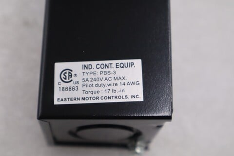 MMTC PBS-3 NEMA 1 Three Button Surface Combustion Mount Control Station STTK GF151A - Image 4