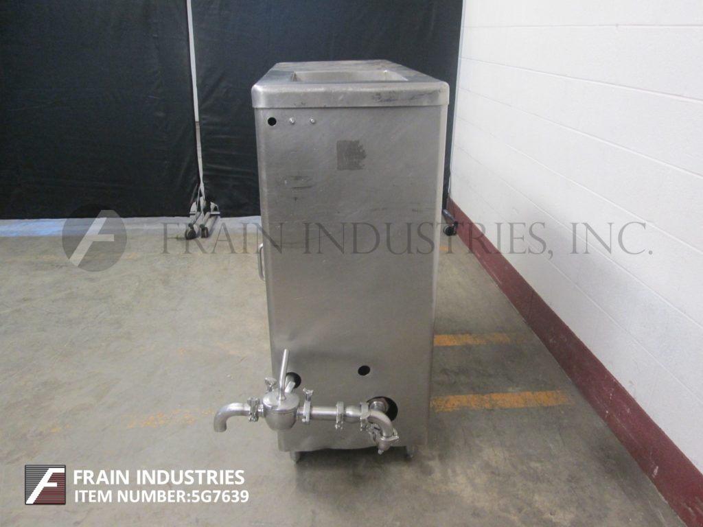 Stein Process System #V-PD, Stainless Steel auger and pump feed system with hopper & safety grid & side - Image 3