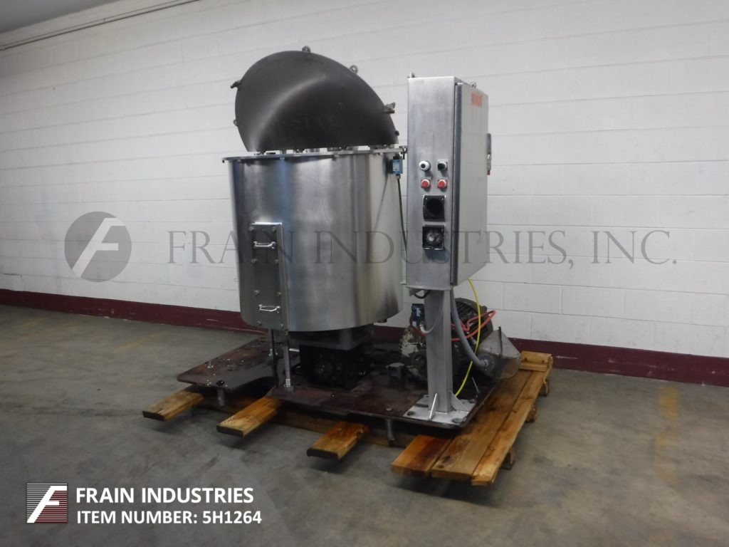 Goodway #VBM-1000, 1000 lb. or 120 gallon capacity, Stainless Steel slurry mixer and transfer system - Image 1