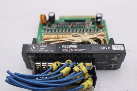 General Electric FANUC IC610MDL107B SINK LOAD INPUT MODULE 24VDC 16 Circuits STOCK L-574C - Image 1