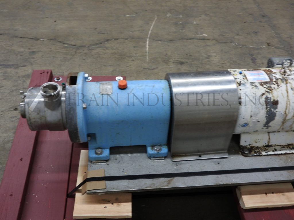 30 GPM @ 150 psi, Waukesha #SP4, Stainless Steel, high shear, positive displacement pump & emulsifier, 2-1/2" - Image 2