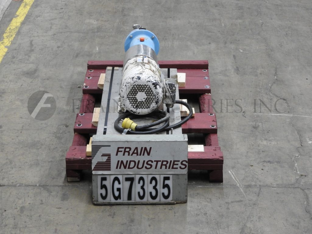 30 GPM @ 150 psi, Waukesha #SP4, Stainless Steel, high shear, positive displacement pump & emulsifier, 2-1/2" - Image 4