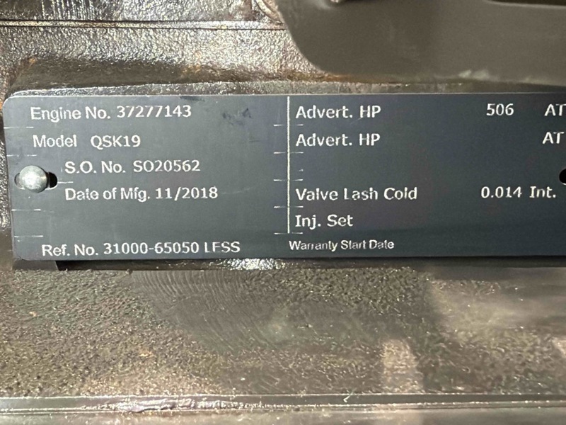506 HP Cummins #QSK19, diesel engine, complete, sound attenuated enclosure 1, CPL 3666, warranty, new - Image 3