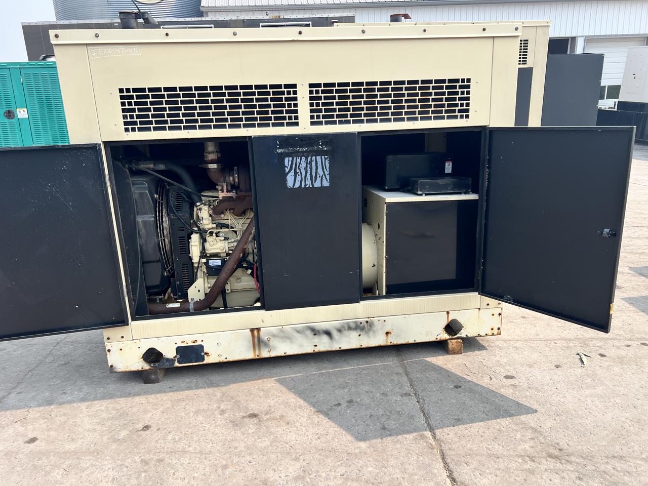 100 KW Kohler #100REOZJC, diesel generator set, 120/240 Volts, 1 phase, 4.5L John Deere engine, sound - Image 5