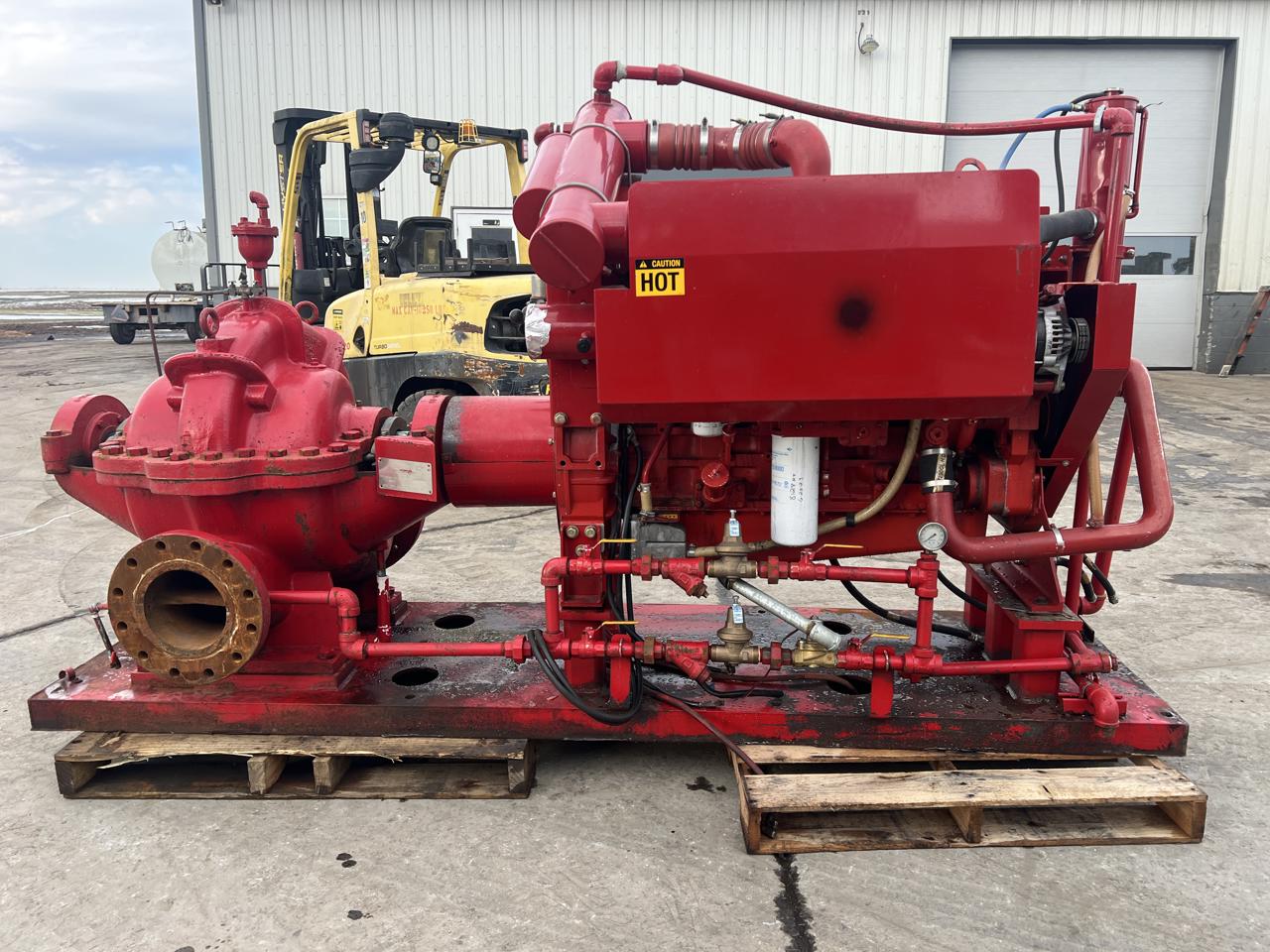 400 HP @ 2100 RPM Cummins #QSM11, fire pump system w/ heat exchanger cooling system, 14" flywheel, 2006 - Image 4