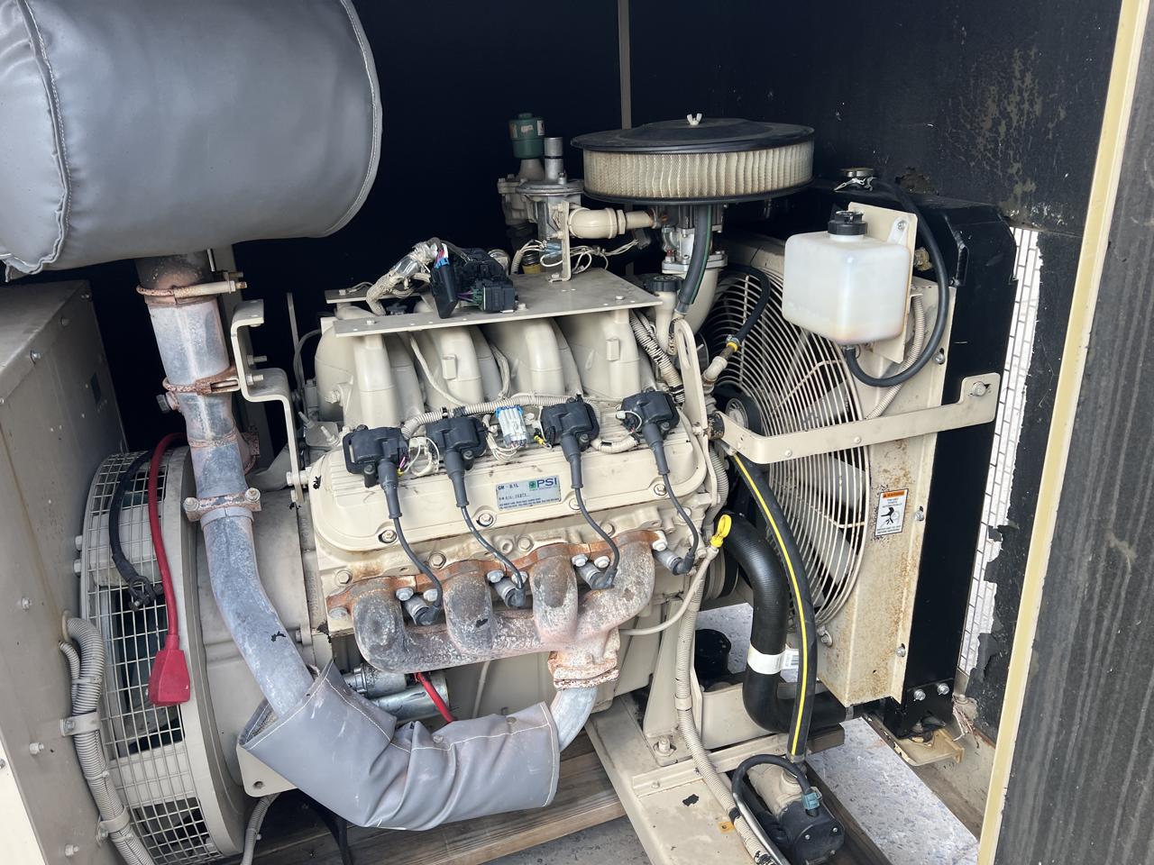100 KW Kato light #100FPG4, NG/LP generator set, 120/208 Volts, 1/3 phase, 8.1L PSI engine, enclosed, 114 - Image 6