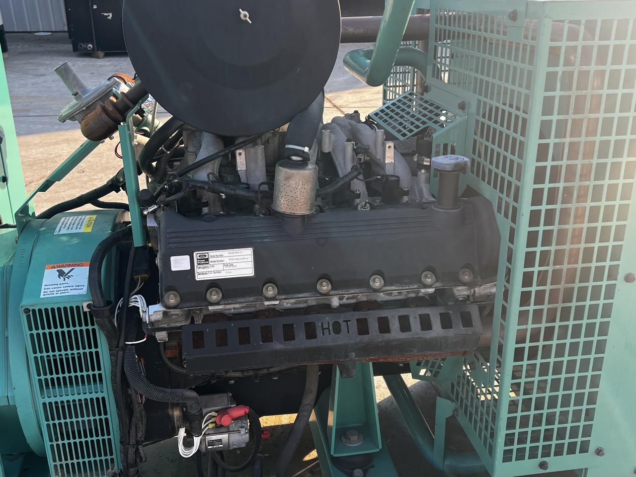 100 KW Cummins/Onan #GGHH-5554743, NG/LP generator set, 120/208 Volts, 1/3 phase, 6.8L Ford engine, base fuel - Image 9