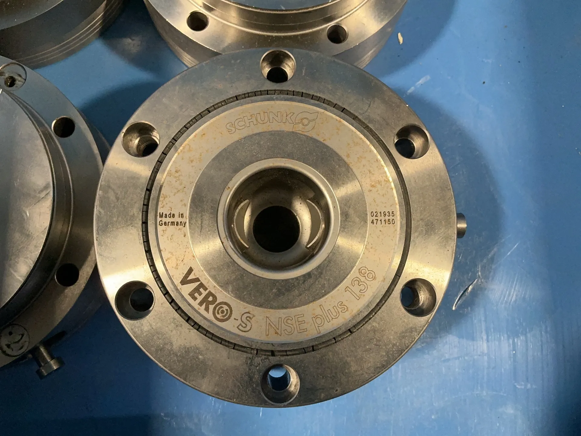 Schunk #VERO-S-NSE-PLUS-138, pneumatic quick change clamping module, 5.5" diameter - Image 4