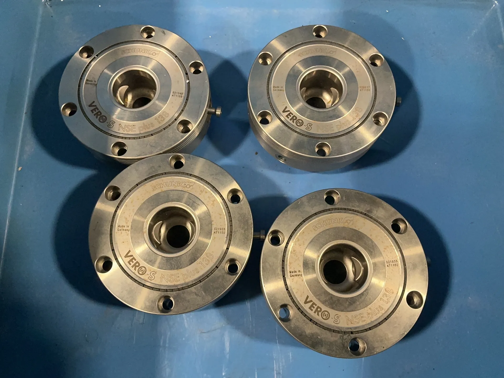 Schunk #VERO-S-NSE-PLUS-138, pneumatic quick change clamping module, 5.5" diameter - Image 6